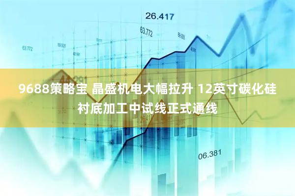 9688策略宝 晶盛机电大幅拉升 12英寸碳化硅衬底加工中试线正式通线